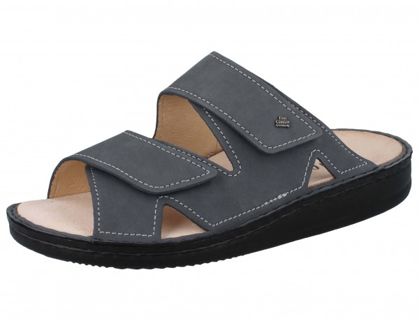 FINN COMFORT Danzig Soft Herren Pantolette grau Nubukleder