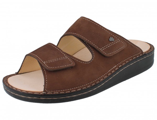 Herren zwei Riemer in nussbraun aus Nubukleder