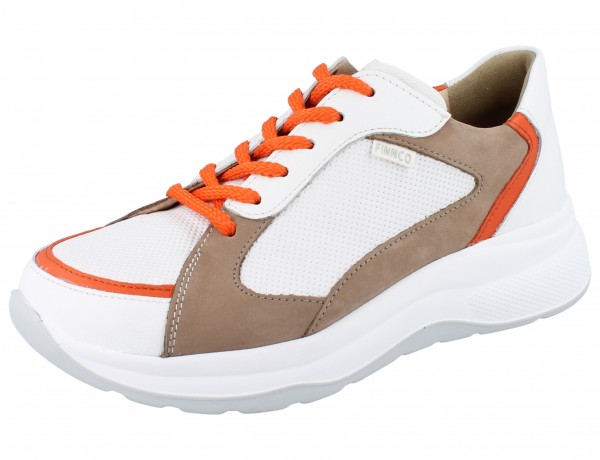 FINN COMFORT FINNCO Piccadilly Damen Halbschuhe weiss Nubukleder