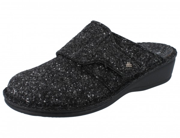 FINN COMFORT Andermatt Damen Hausschuhe grau Filz