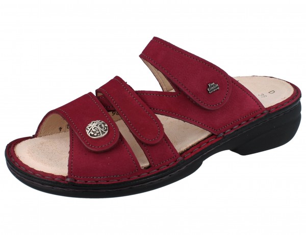 FINN COMFORT Ventura Soft Damen Pantolette rot raspberry/NubukVienna