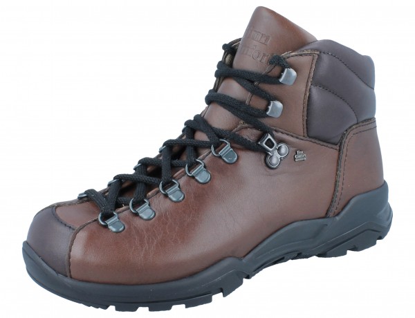 Finn Comfort Damenwanderschuhe Herrenwanderschuhe Wanderstiefel braun Glattleder