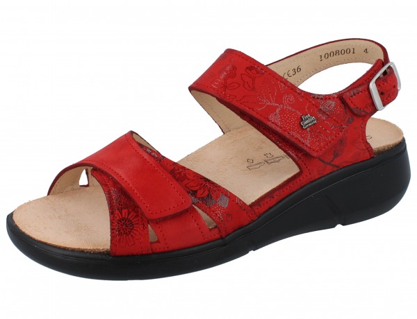 FINN COMFORT Nadi Damen Sandale rot red Jardin/Kennedy