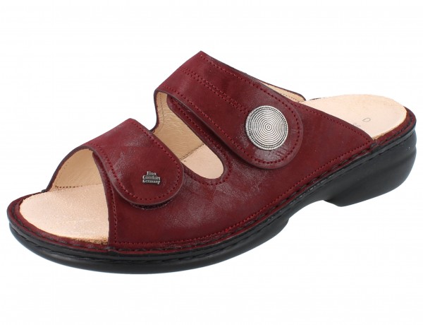 FINN COMFORT Sansibar Damen Pantolette rot Nubukleder