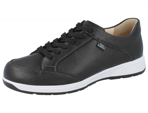 Finn Comfort Herren Halbschuhe in schwarz mit besonders weicher Einlage